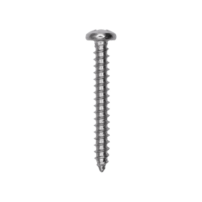 Auveco # 25579 #8 X 1-3/8. 18-8 Stainless Phillips Pan Head Tapping Screw Qty. 50